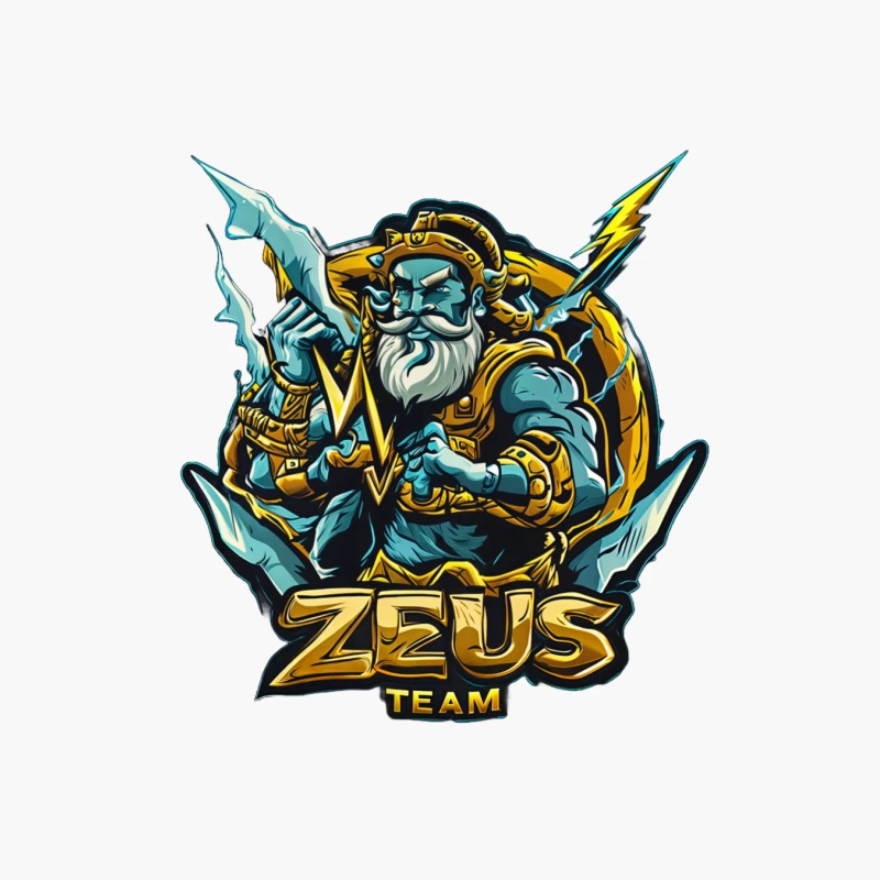 Zeus Team Logo Illustration Cotton Tote Bag