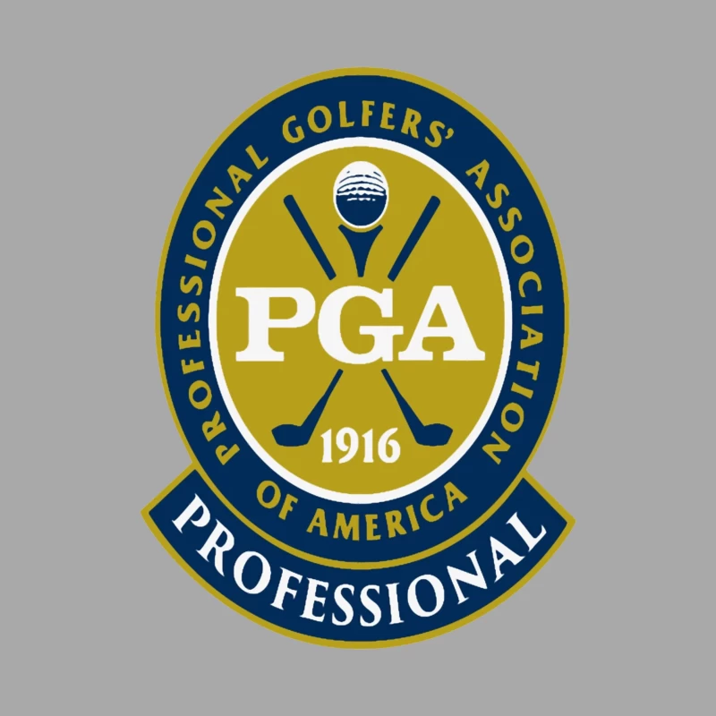 Professional Golfers' Association of America (PGA) Official Logo Female Pullover Hoodie