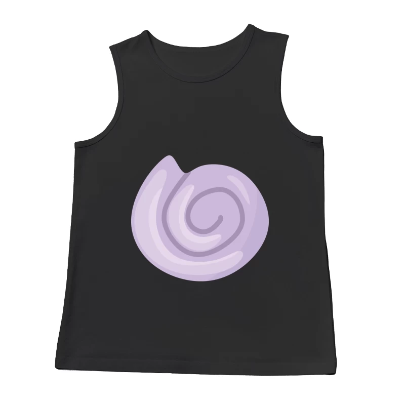 Spirale de coquillage violet Homme Débardeur