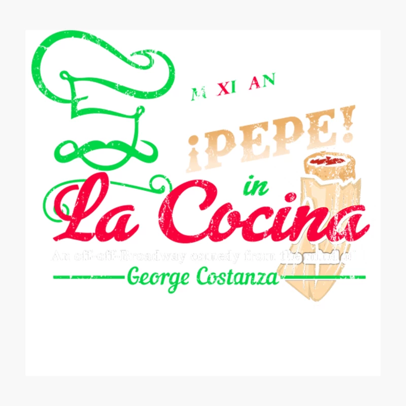 La Cocina, distressed Throw Pillow