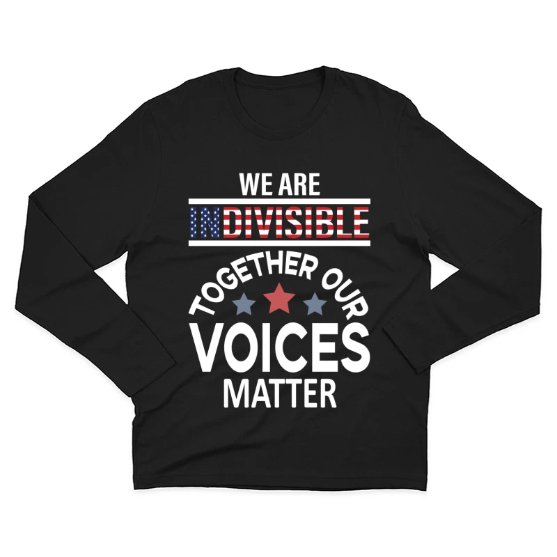 Unité et voix communes pour le changement Homme Manches Longues T-Shirt