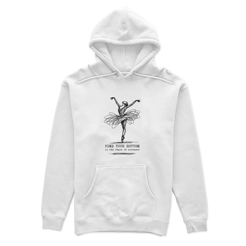 Danse de la ballerine en mouvement Femme Sweat à capuche