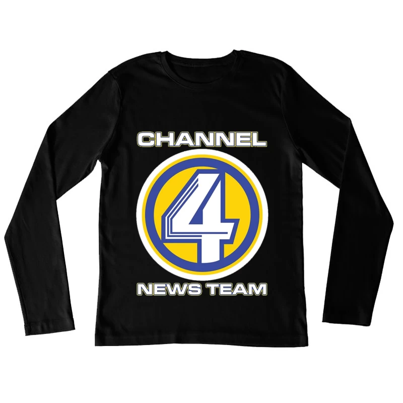 KVWN Channel 4 News Logo Female Long Sleeve T-Shirt