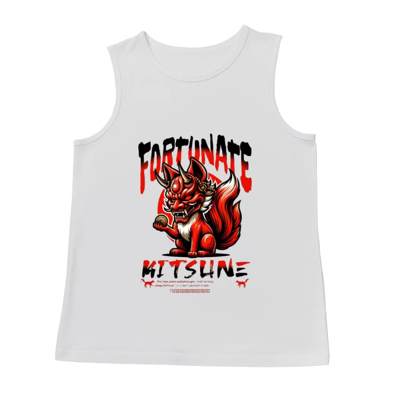 Kitsune Chanceux Homme Débardeur