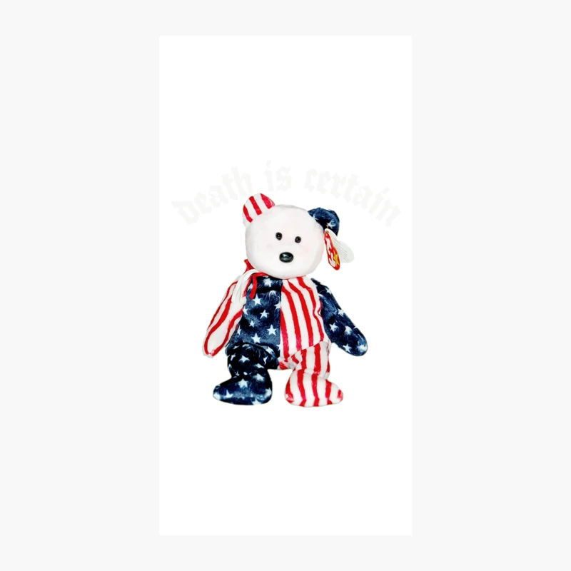 Death Is Certain - 90s Kid Nihilist Design iPhone Case