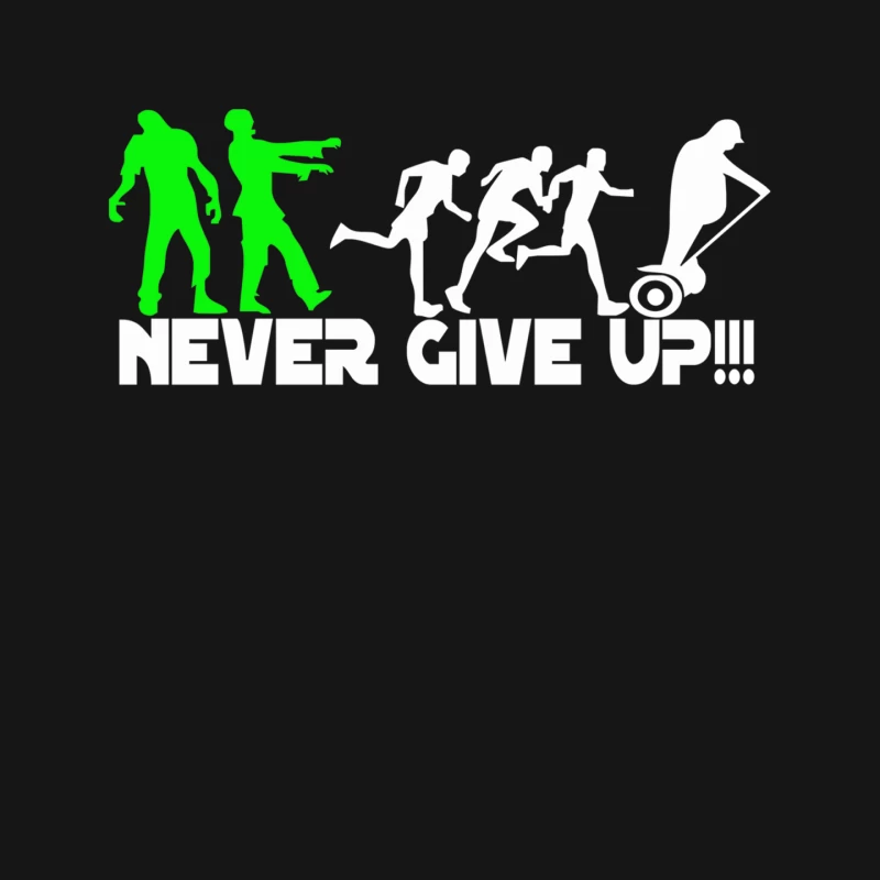 Zombie never give up Fun Mouse Pad