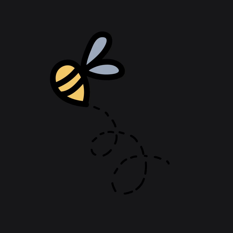 Abeille mignonne avec sentier Homme Sweat à capuche