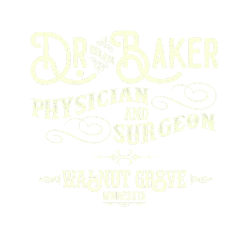 Doc Baker from Little House on the Prairie Tapestry