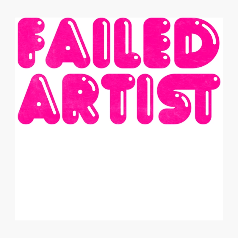 Failed Artist Throw Pillow