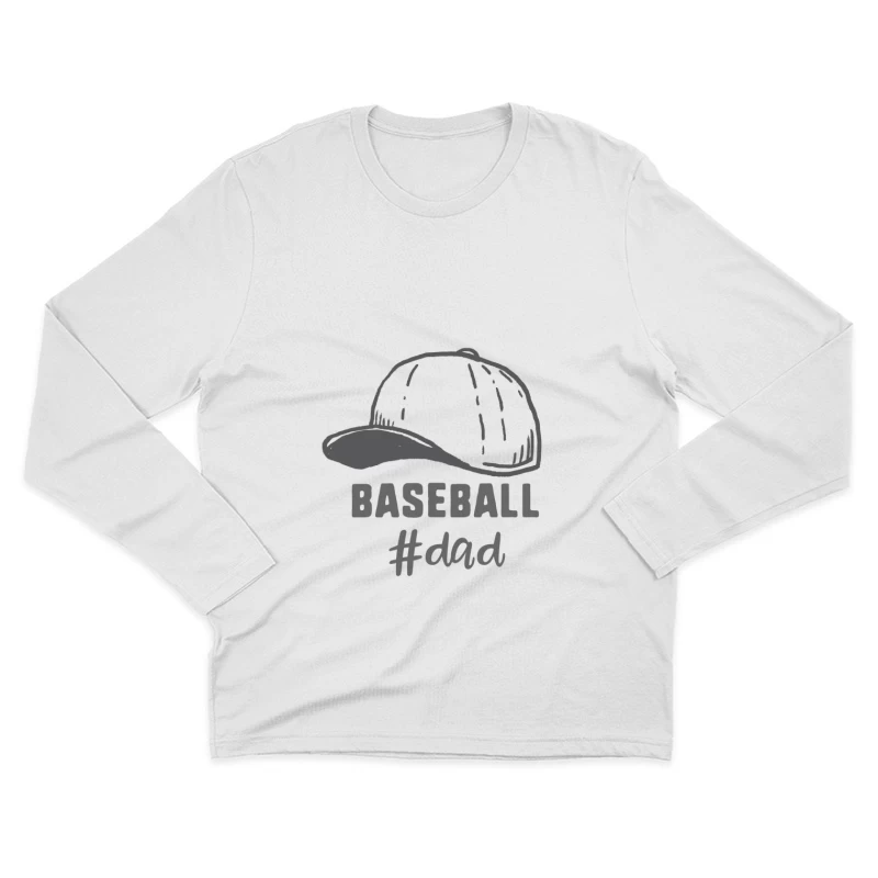 Casquette de Baseball Père Homme Manches Longues T-Shirt
