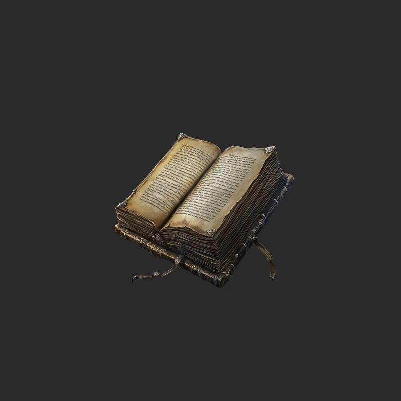Ancient Leather-Bound Manuscript: Open Antique Book with Handwritten Text Baseball Cap