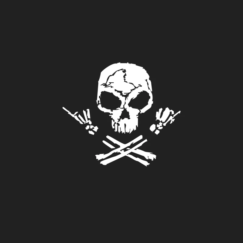 Rock Skull Bucket Hat