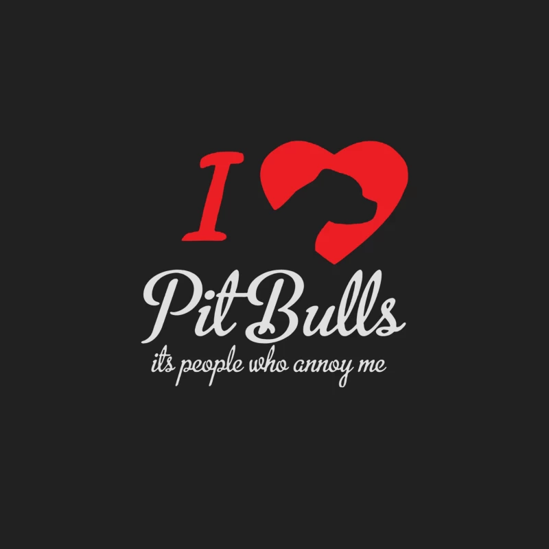 I Love Pitbulls Its People That Annoy Me Bucket Hat