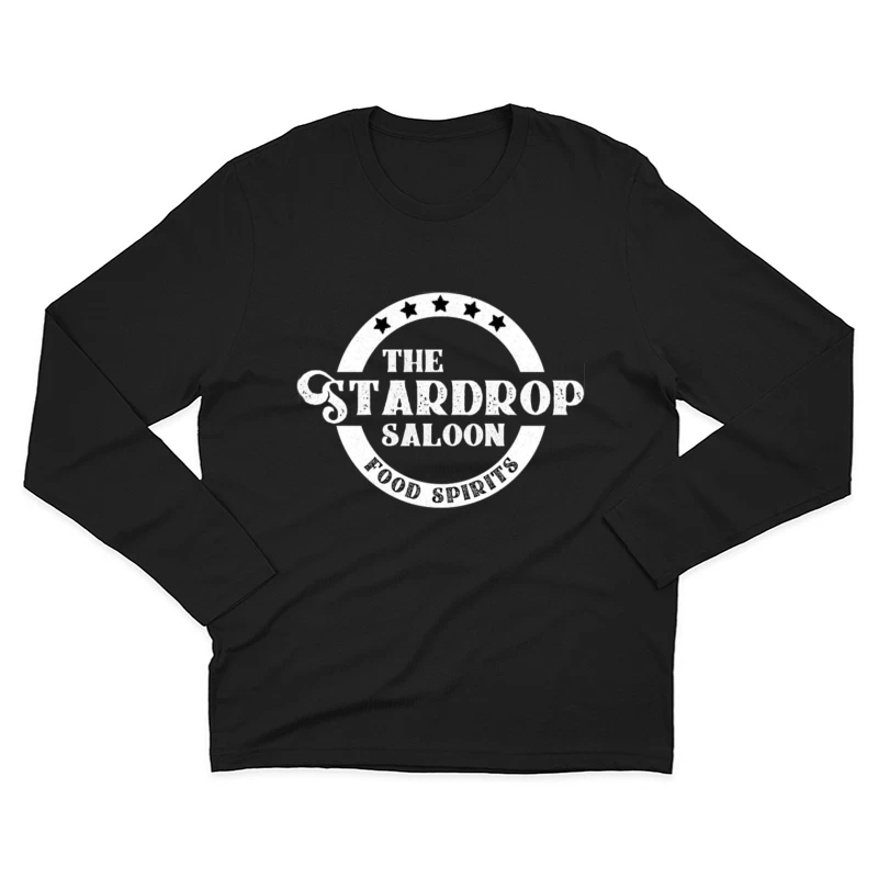 Stardrop Saloon Pub Logo Male Long Sleeve T-Shirt