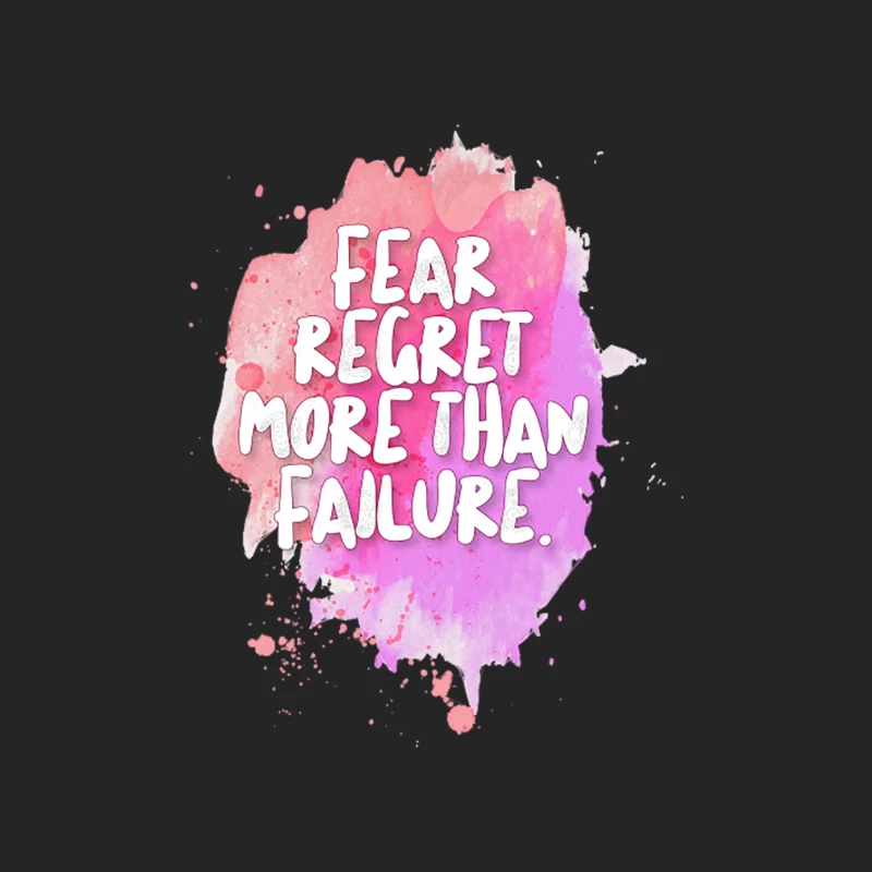 Fear Regret More Than Failure. Female Pullover Sweatshirt