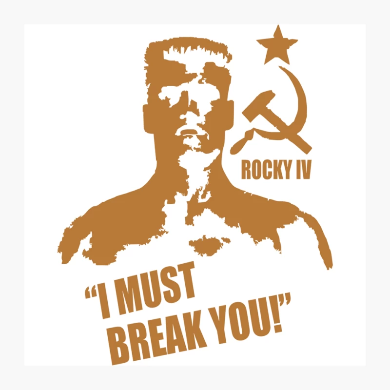New Rocky Balboa Drago I Must Break You Movie Pin