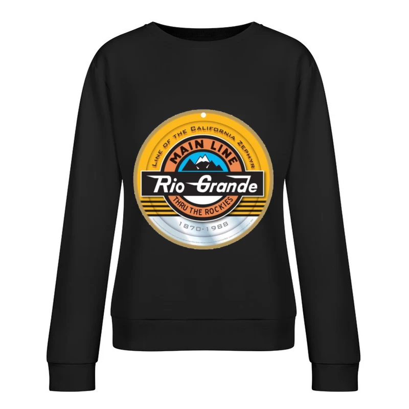 Denver and Rio Grande 2 Female Pullover Sweatshirt