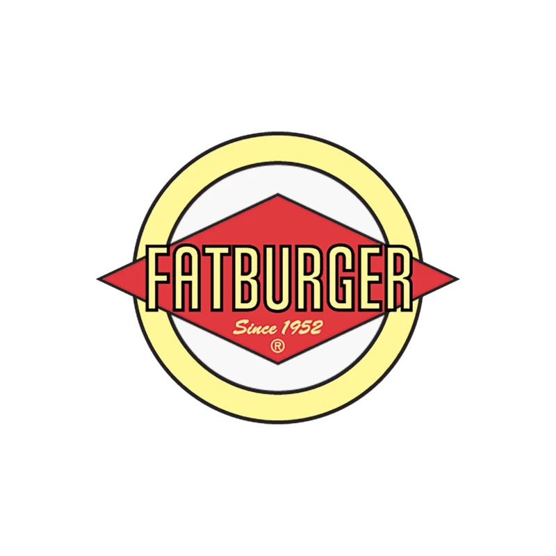 Fatburger Restaurant Classic Logo Design Since 1952 Tapestry