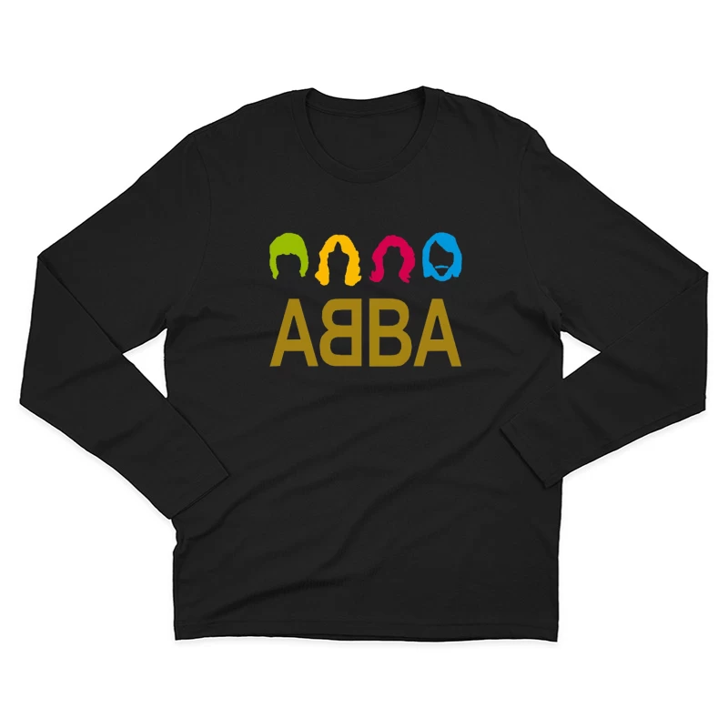 Abba Band Colorful Male Long Sleeve T-Shirt