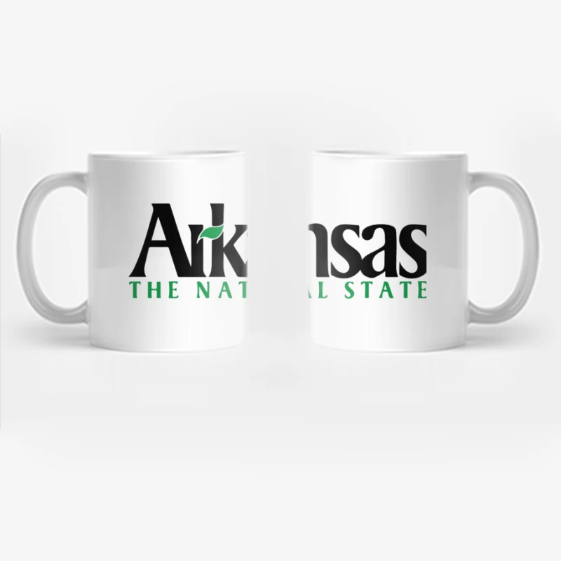 Arkansas Natural State Official Tourism Logo Design Coffee Mug