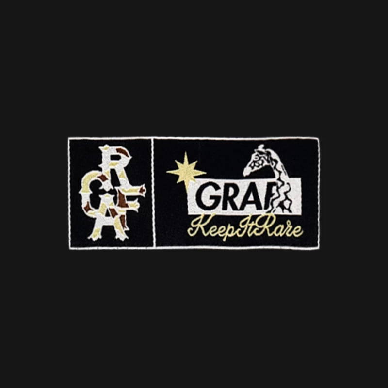 Grafik Design mit Giraffe und Stern Herren T-Shirt