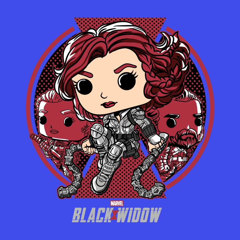 Marvel Black Widow Character Art Throw Pillow