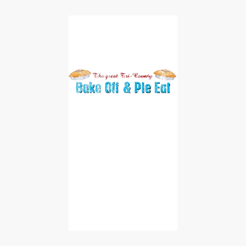 The Great Tri-County Bake Off & Pie Eat, distressed iPhone Case