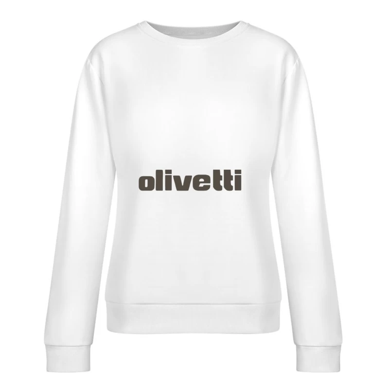 Design du logo Olivetti Femme Sweat-shirt à enfiler