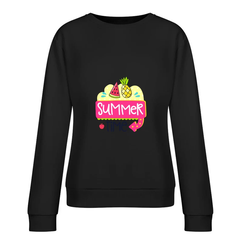 Illustration du Temps d'Été avec Fruits Femme Sweat-shirt à enfiler