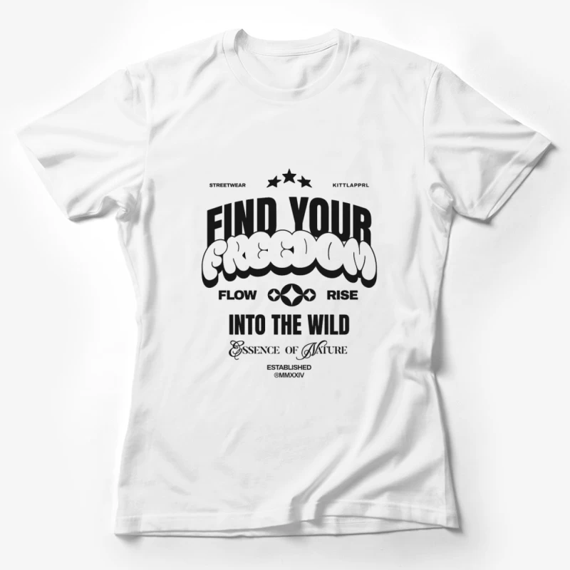 Finde deine Freiheit in der Wildnis Damen T-Shirt
