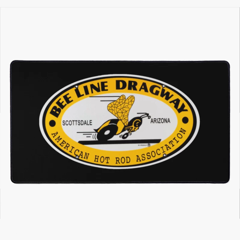 Bee Line Dragway Vintage Desk Mat