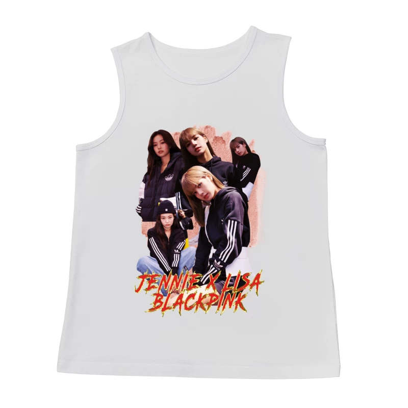 BLACKPINK: Jennie and Lisa Collaboration Male Tank Top