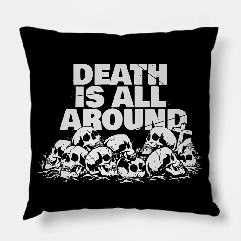 The Amity Affliction Dead Is All Around Throw Pillow