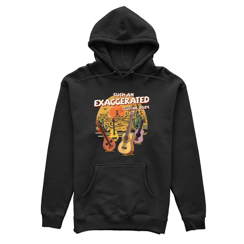 Exaggerated Gitarrenfestival 2024 Damen Pullover Hoodie