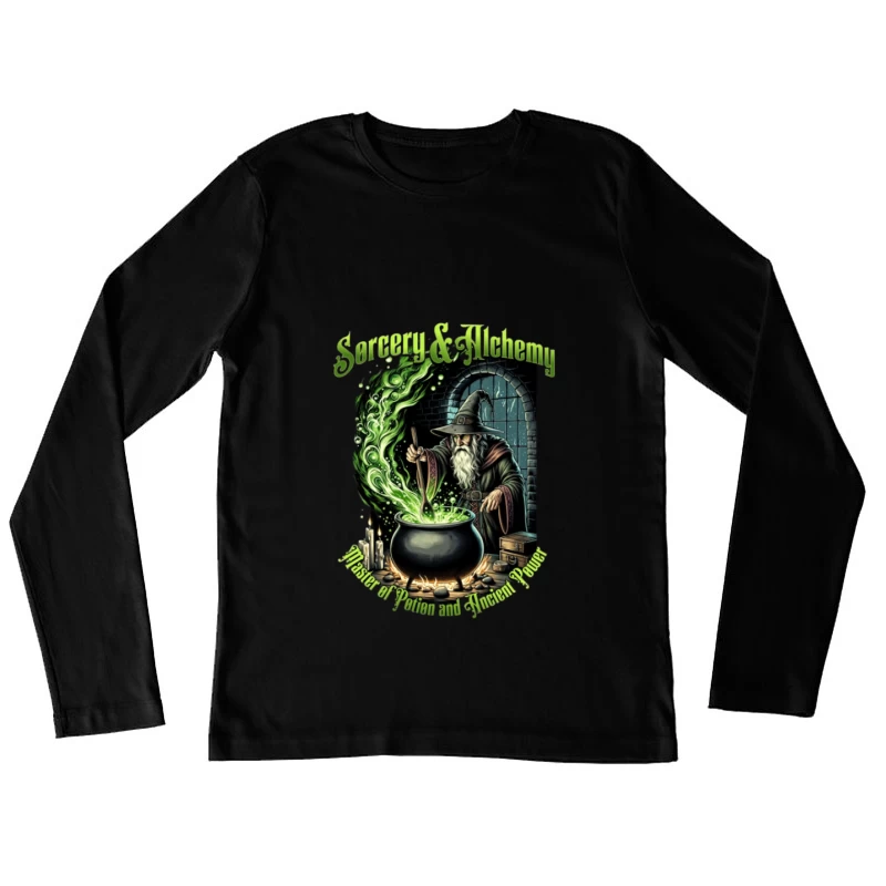 Sorcier en Alchimie Femme Manches Longues T-Shirt