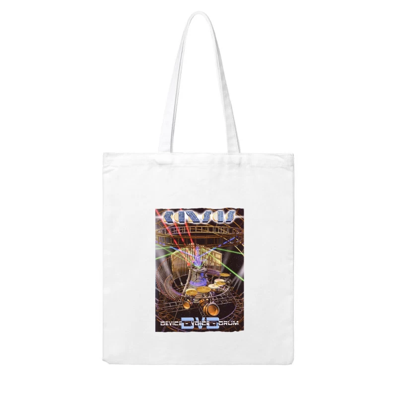 21 DEVICE – VOICE – DRUM - KANSAS BAND Cotton Tote Bag