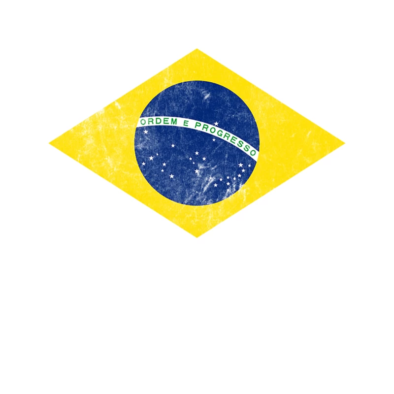 Brazil  Vintage Look Faded Flag Design Tapestry