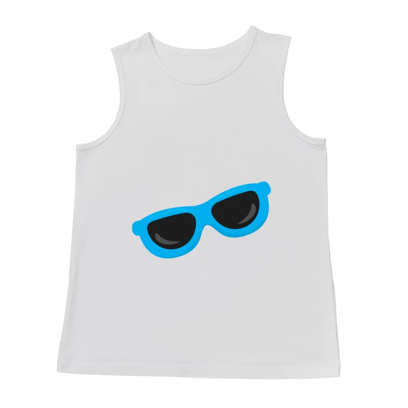 Lunettes de soleil bleues Homme Débardeur