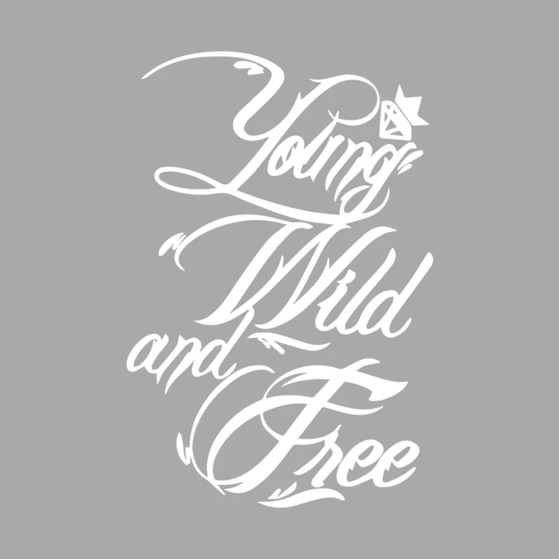 Young Wild and Free New Female Pullover Hoodie