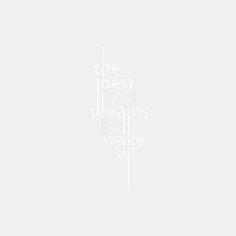 Inspirational Quote on Dreams Male Tank Top