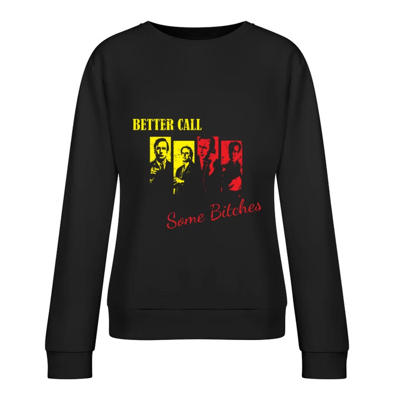 Parodie Plakat mit Anwaltsmotiv Damen Pullover Sweatshirt