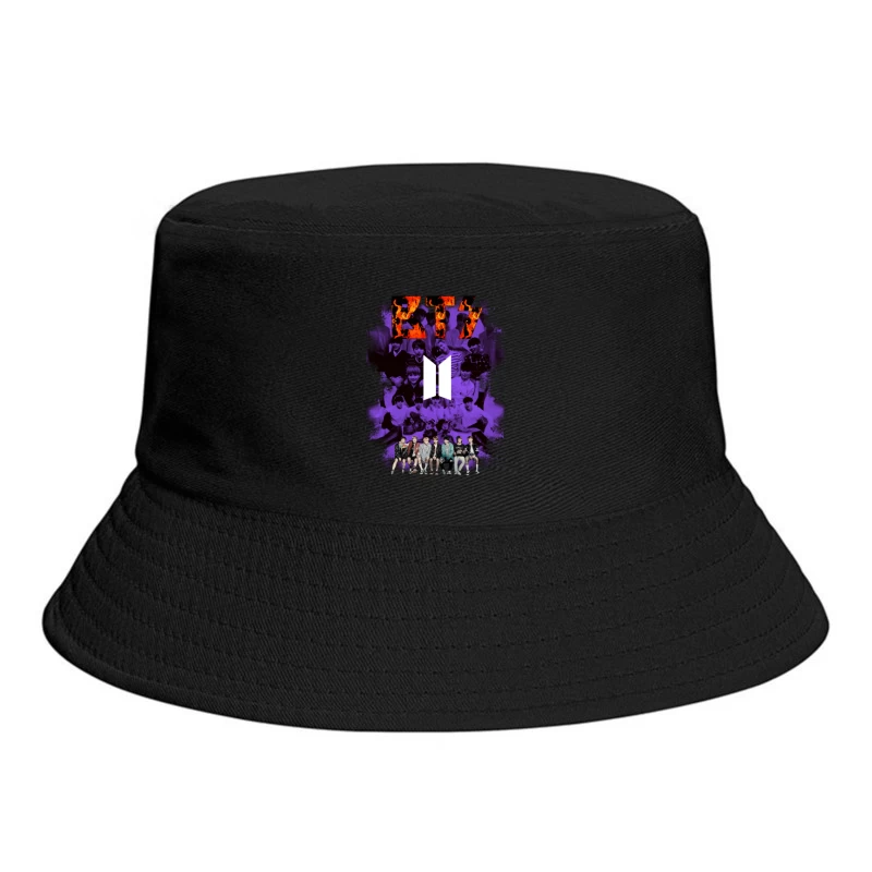 BTS K-Pop Group Art Bucket Hat