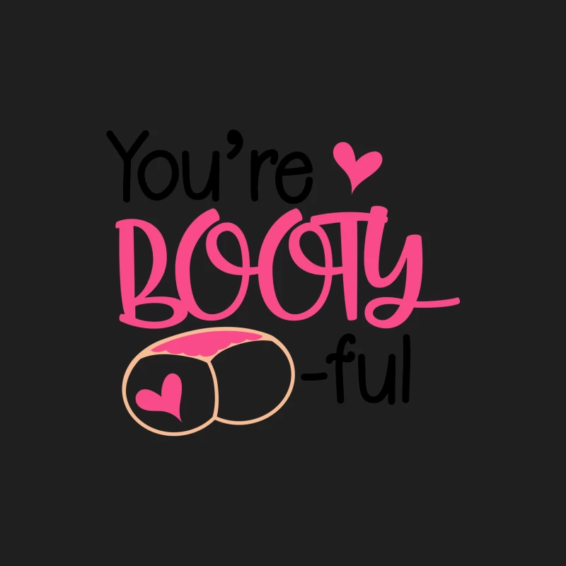 Design humoristique « You're Booty-ful » avec jeu de mots Homme Débardeur