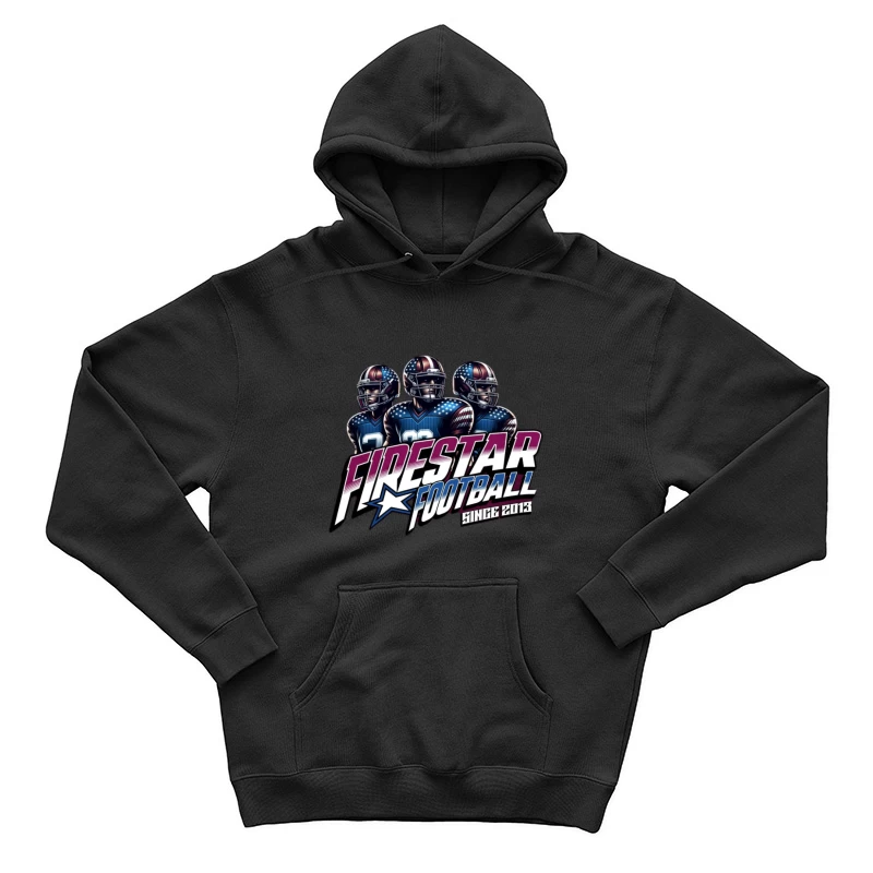 Dynamisches Football-Design von Firestar Herren Pullover Hoodie