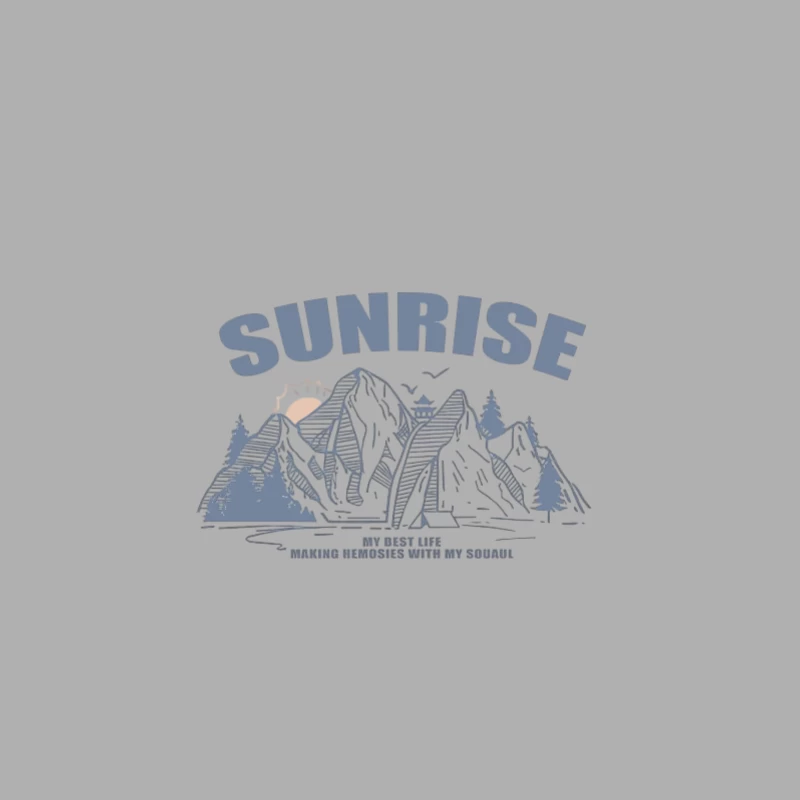 Berglandschaft bei Sonnenaufgang Herren Tanktops