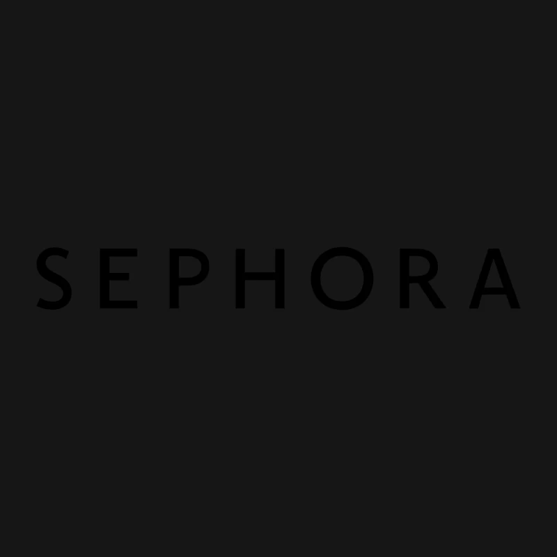 Sephora Black and White Corporate Logo Mouse Pad