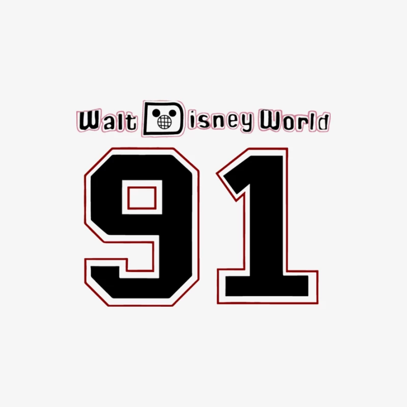 Walt Disney World 91 Design Herren Langarm T-Shirt