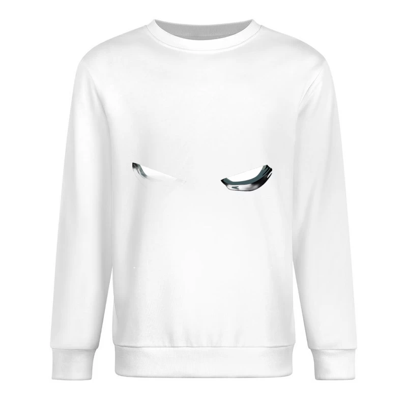 Dunkle, bedrohliche Augen-Design Herren Pullover Sweatshirt