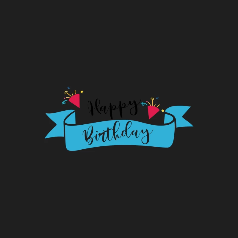 Bannière d'anniversaire colorée Homme Débardeur
