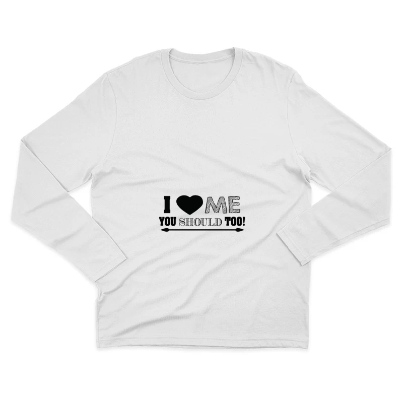 Amour-propre et affirmation Homme Manches Longues T-Shirt